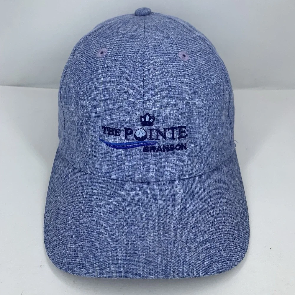 The Pointe Branson Hat Light Blue OSFA Adjustable Golf Imperial Baseball Cap